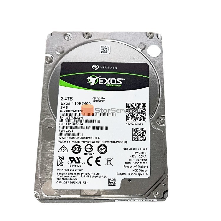 Seagate ST2400MM0129 SAS ハードドライブ サーバー用 HDD