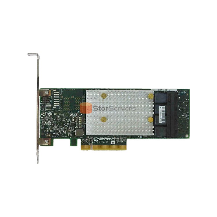 オリジナル HBA 1100-16i 2293500-R SFF-8643 12 Gbps PCIe Gen3 SAS/SATA ホスト バス アダプター