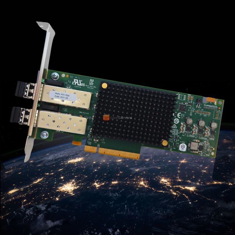 Emulex LPE31002-M6 ファイバー カード 16GB デュアルポート PCIE 3.0 FC HBA