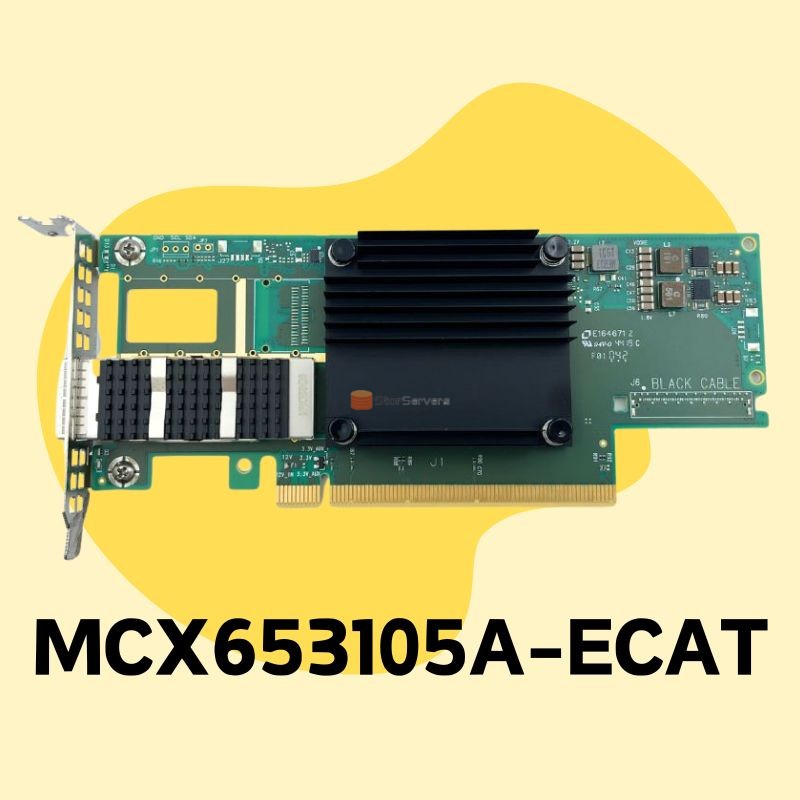 オリジナル ネットワーク アダプター MCX653105A-ECAT 100GbE QSFP56 在庫あり