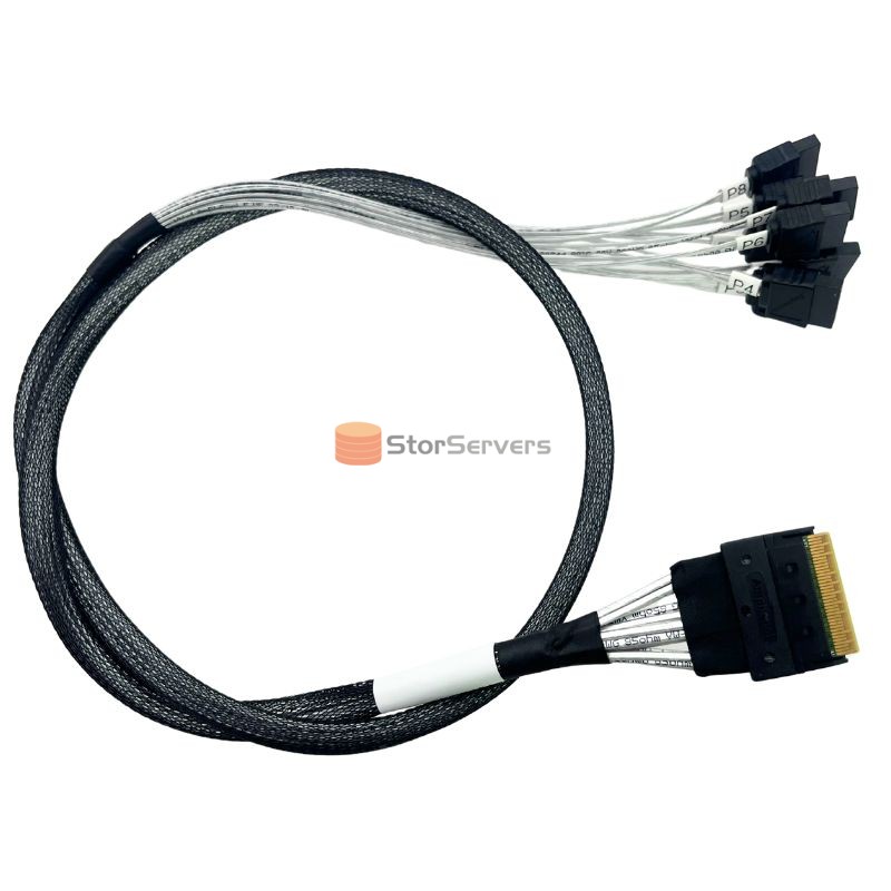 Data cable SFF 8654 8x to SATAx8
